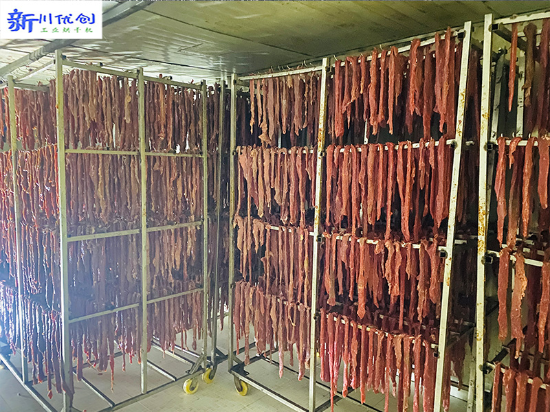新疆客戶訂購(gòu)我司空氣能烘干房-肉制品烘干設(shè)備